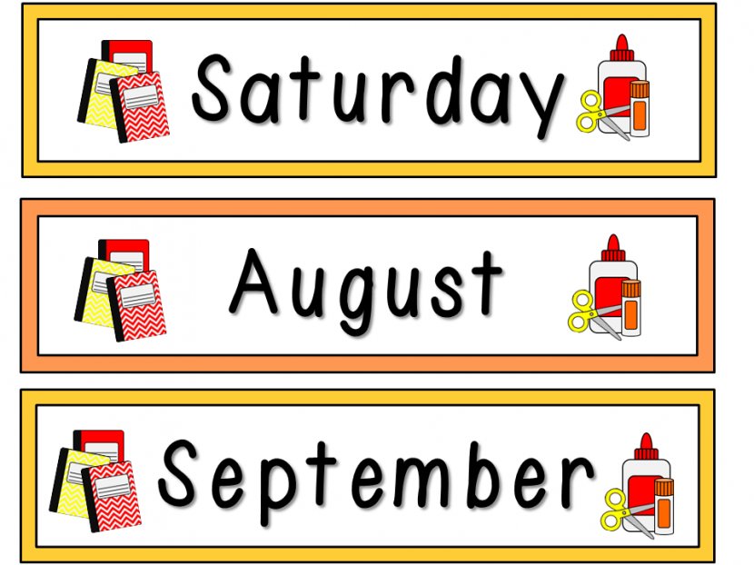 Calendar Counting Clip Art - Free School Graphics Transparent PNG