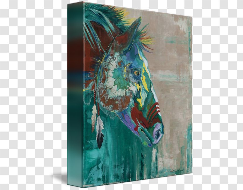 Painting Modern Art Feather Architecture - War Horse Transparent PNG