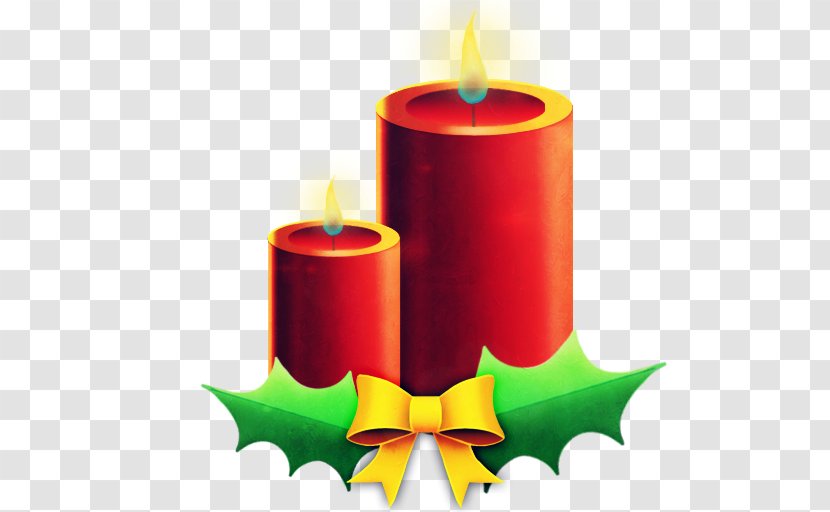 Christmas Icon Design - Candle - Hand-painted Candles Transparent PNG