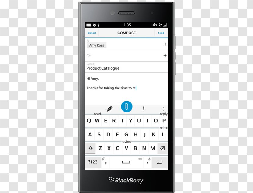 BlackBerry Leap IPhone Smartphone - Office Equipment - Blackberry Mobile Transparent PNG