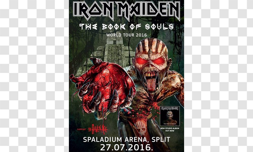 The Book Of Souls World Tour Iron Maiden Brisbane Entertainment Centre - Opening Act - Live After Death Transparent PNG
