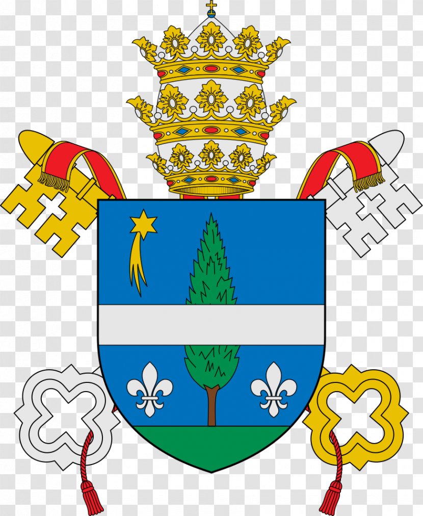 Pope Papal Coats Of Arms Vatican City Coat His Holiness - Vector Transparent PNG