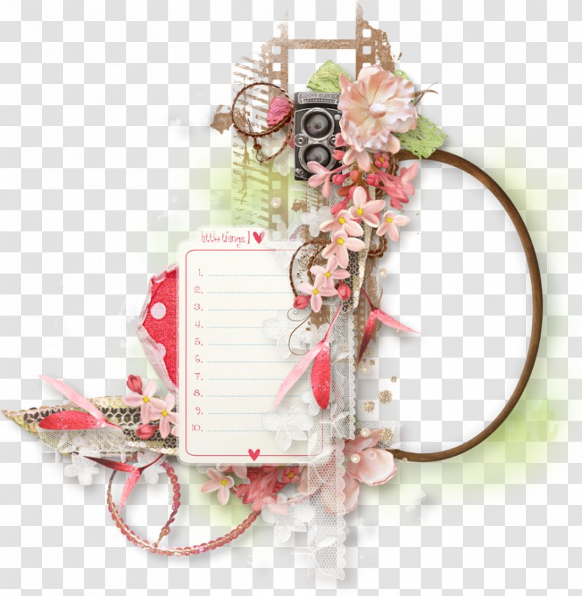 Paper Clip Art - Picture Frame - With A Camera And Decorative Flower Oval Transparent PNG