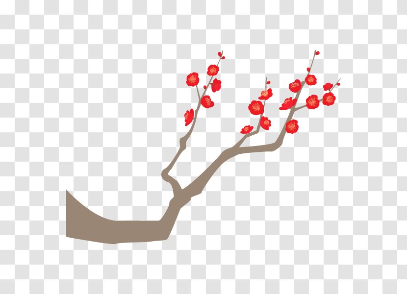 Illustration Maple Twig Branch Tree - Red - Hand Transparent PNG