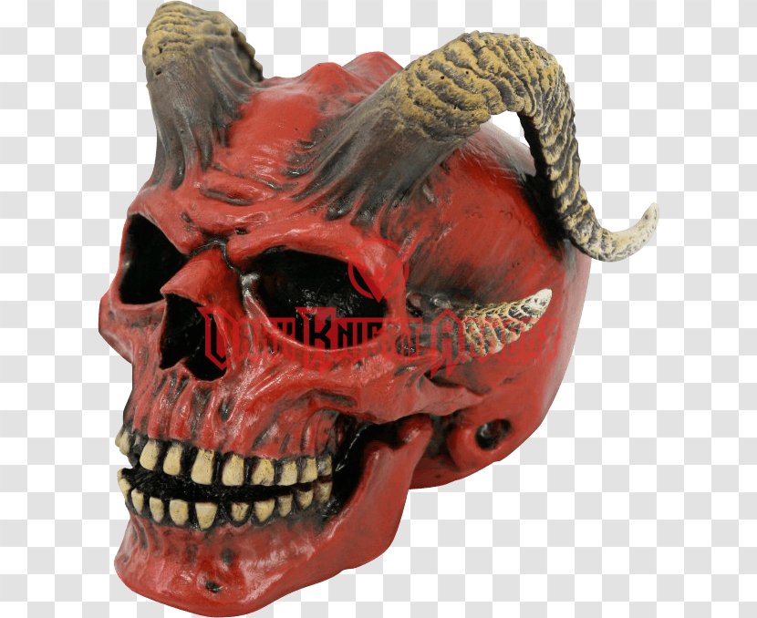 Skull Calavera Bone Horn Demon - Devil Transparent PNG