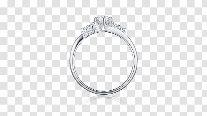 Wedding Ring Jewellery Silver Clothing Accessories - Diamond Transparent PNG