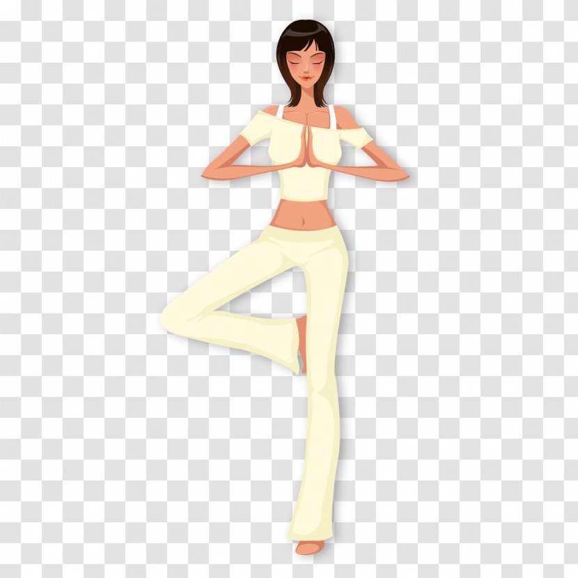 Asento Asana Yoga Download - Silhouette - Girls Postures Picture Transparent PNG