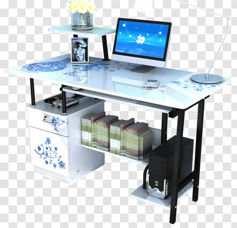 Computer Desk Table Laptop Furniture - Study Transparent PNG