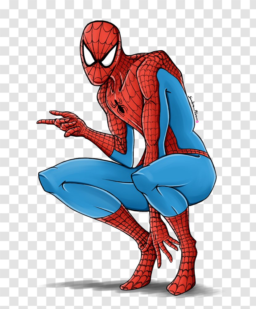 Spider-Man Superhero Drawing Art Trouble - Spider-man Transparent PNG