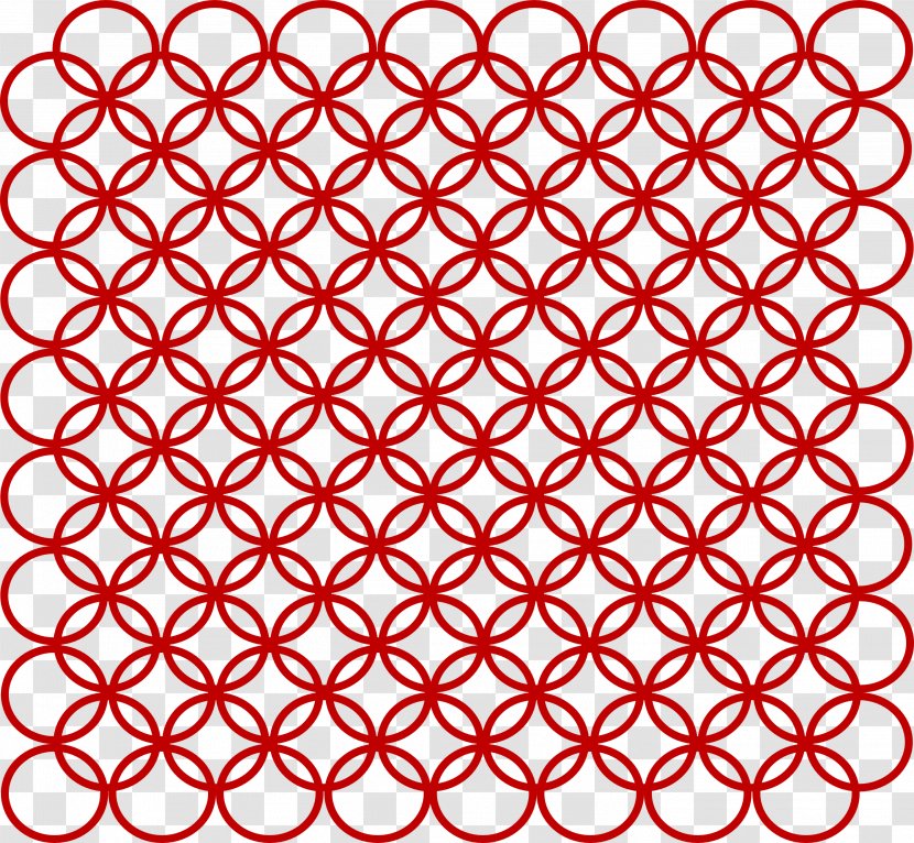 Circle Geometry Disk Clip Art - Visual Arts - Red Transparent PNG