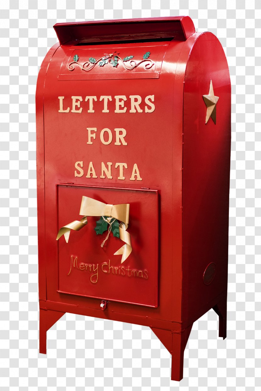 Santa Claus North Pole Letter Box Christmas Mail - Suit Transparent PNG