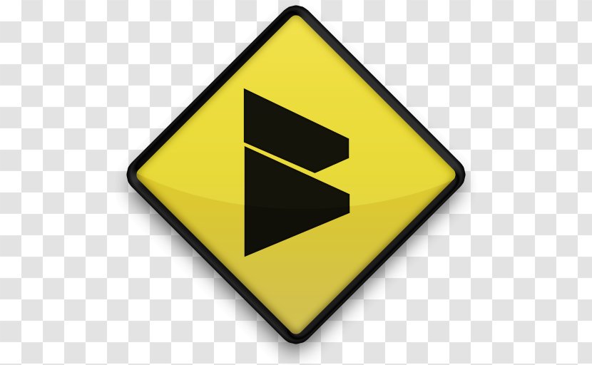 Traffic Sign Road Merge Transparent PNG