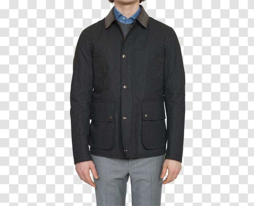 Waxed Cotton Jacket Canvas Lining - With Hoodie Transparent PNG