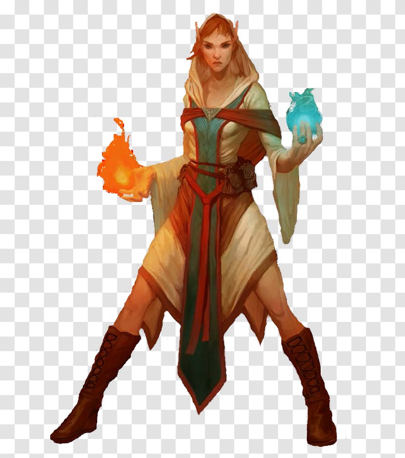 Dungeons & Dragons Pathfinder Roleplaying Game Warlock Elf Wizard - Nonplayer Character Transparent PNG