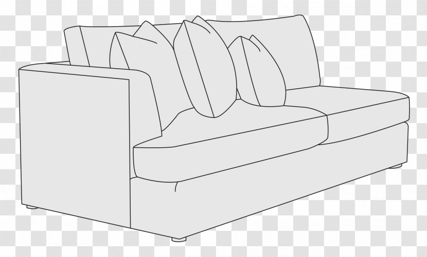 Chair White Line Transparent PNG