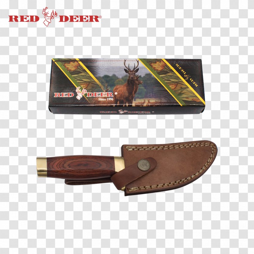 Knife Hunting & Survival Knives Red Deer Tang - Neck Transparent PNG