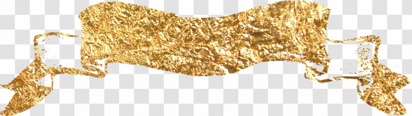 Material Gold Banner - Leaf Transparent PNG