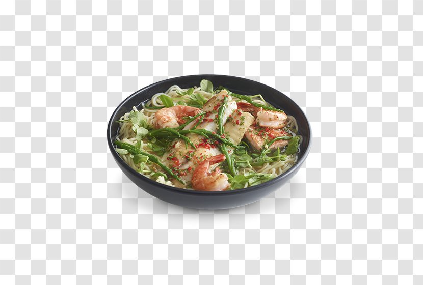 Vegetarian Cuisine Salad Asian Plate Platter - Seafood Ramen Transparent PNG