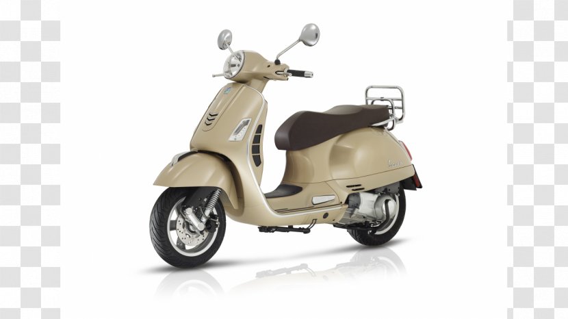 Piaggio Vespa GTS 300 Super Scooter Motorcycle - Wheel Transparent PNG