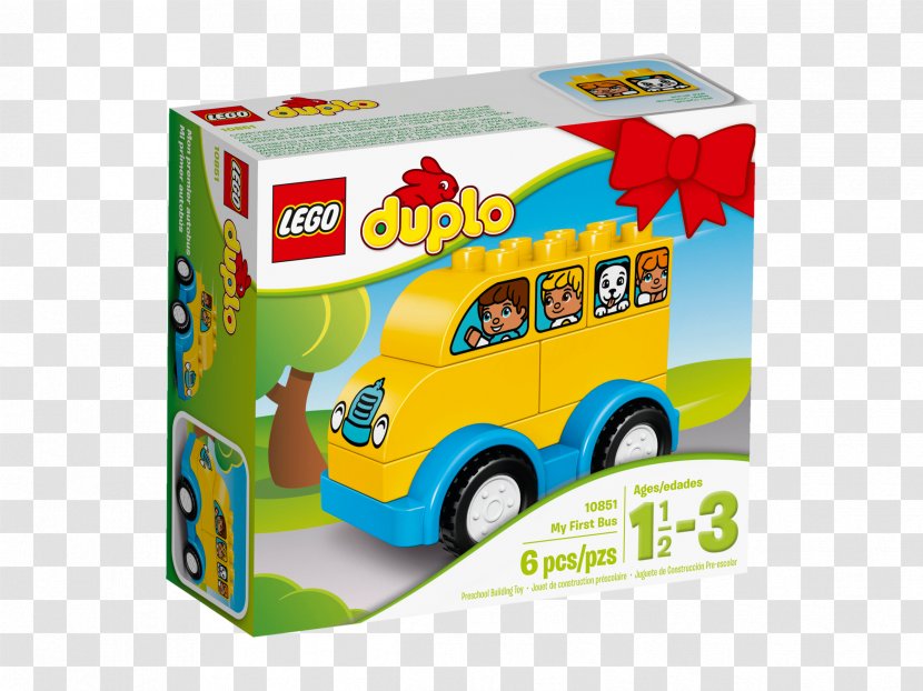 LEGO: DUPLO : My First Bus (10851) Lego Duplo Amazon.com - Friends Transparent PNG