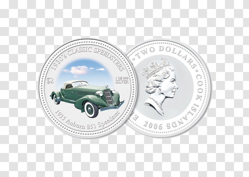 Auburn 851 Speedster Car Coin Silver - Price Transparent PNG