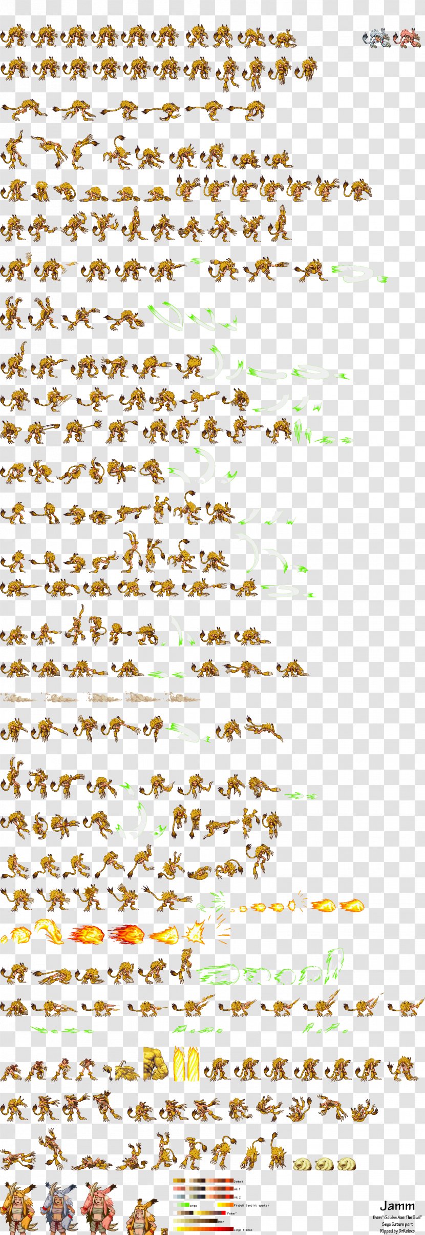 Golden Axe: The Duel Sprite Video Game Transparent PNG