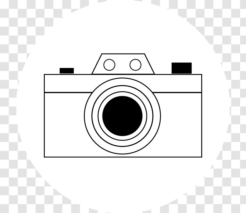 Coloring Book Camera Image Child Black And White - Rectangle Transparent PNG