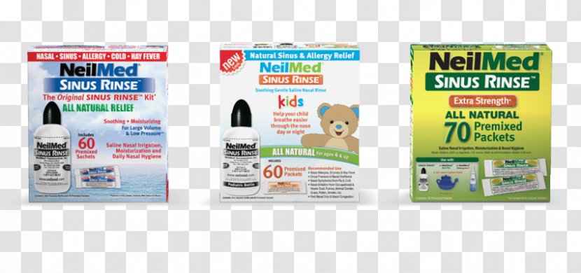 Nasal Irrigation Saline Nose NeilMed Spray - Pediatrics Transparent PNG