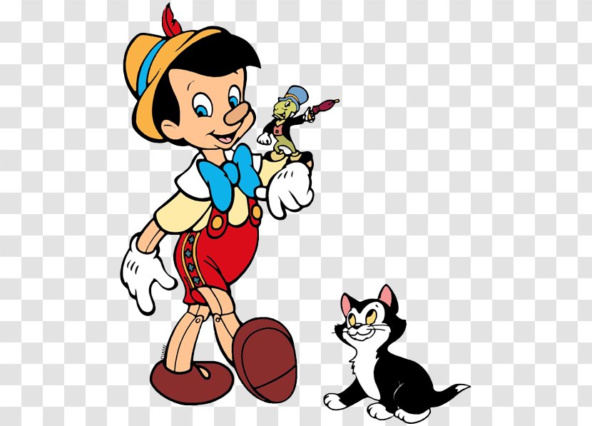 Cat Jiminy Cricket Figaro Geppetto Pinocchio - Coloring Book Transparent PNG