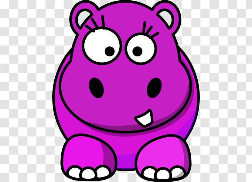 Hippopotamus Clip Art - Snout - Hippo Transparent PNG