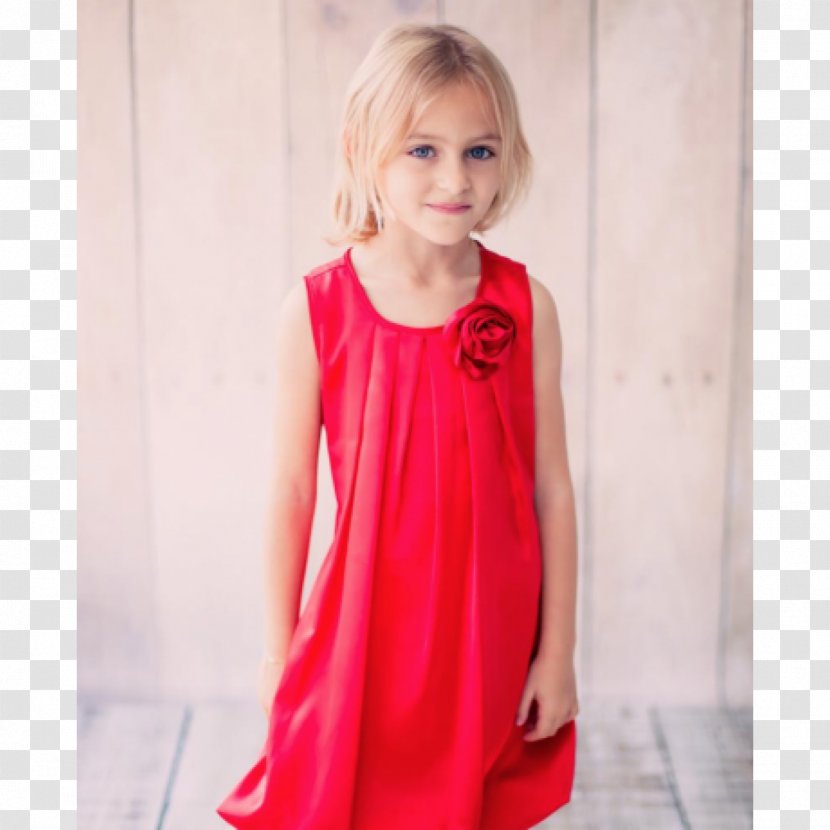 Cocktail Dress Satin Red Color - Silhouette Transparent PNG