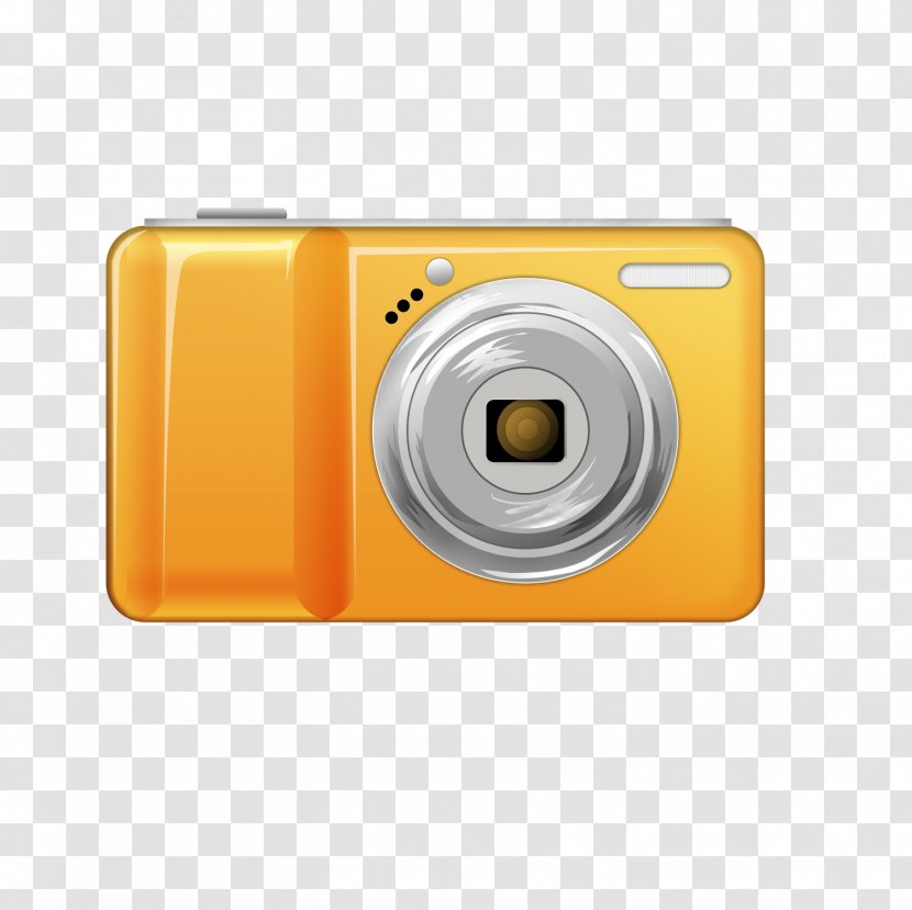 Camera Download - Lens - Yellow Transparent PNG