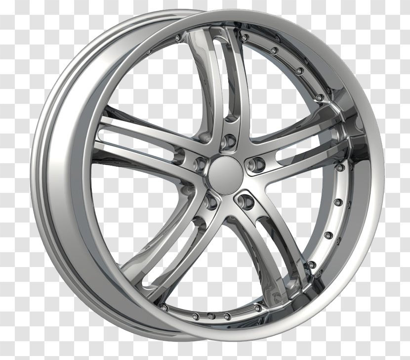 Alloy Wheel Car Rim Bicycle Wheels - Automotive Tire - Full Set Transparent PNG