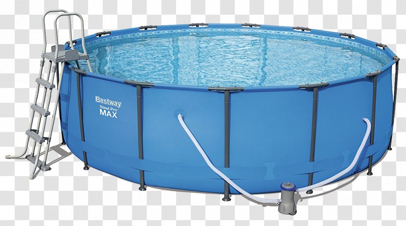Swimming Pool Water Filter Hot Tub Bestway Power Steel Rectangular Frame Set - Alberca Transparent PNG
