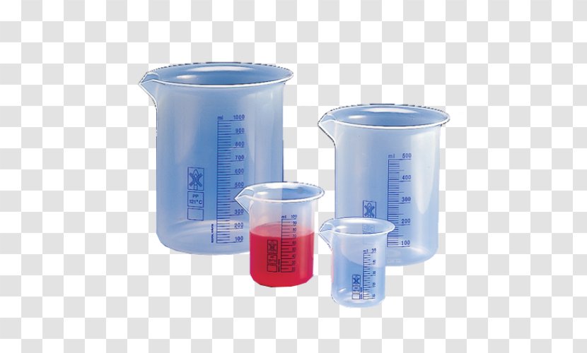 Polypropylene Plastic Beaker Table-glass - Measuring Cup - Glass Transparent PNG