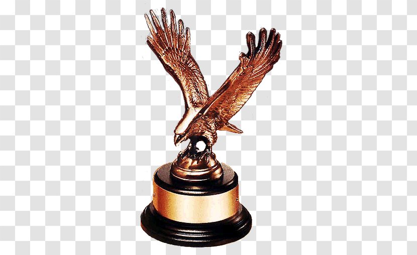 Trophy Award Eagle Bronze Commemorative Plaque - Total Recognition Inc Transparent PNG