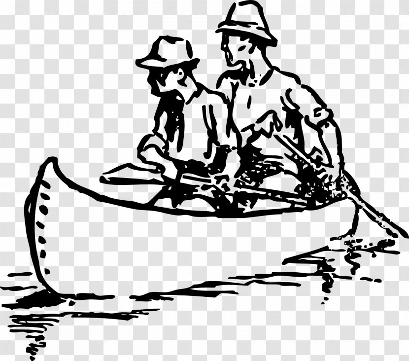 Canoe Drawing Rowing Clip Art Transparent PNG