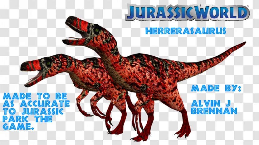 Velociraptor Jurassic Park: The Game Herrerasaurus World Evolution Triceratops - Pterosaurs Transparent PNG