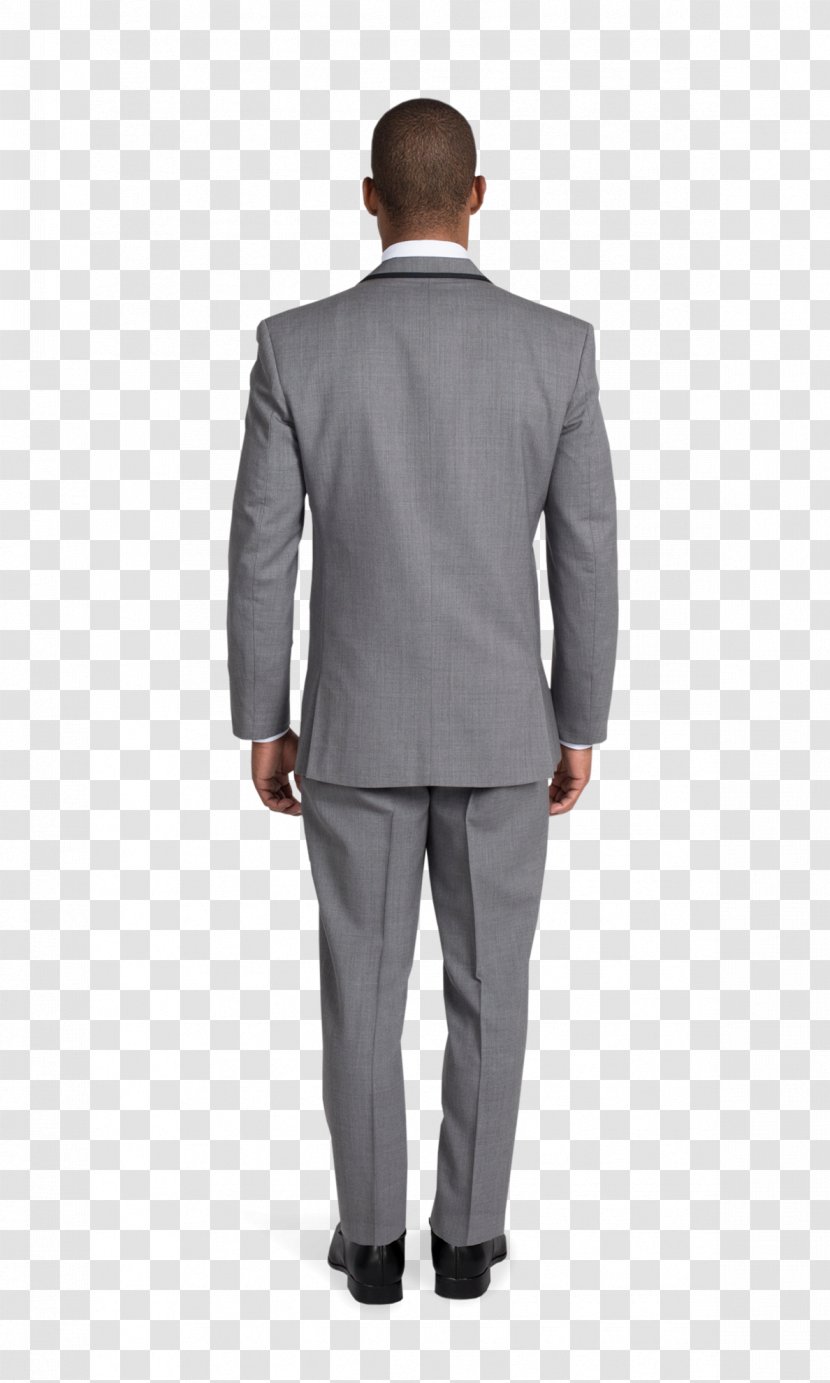 Tuxedo Suit Lapel Necktie Button - Standing Transparent PNG