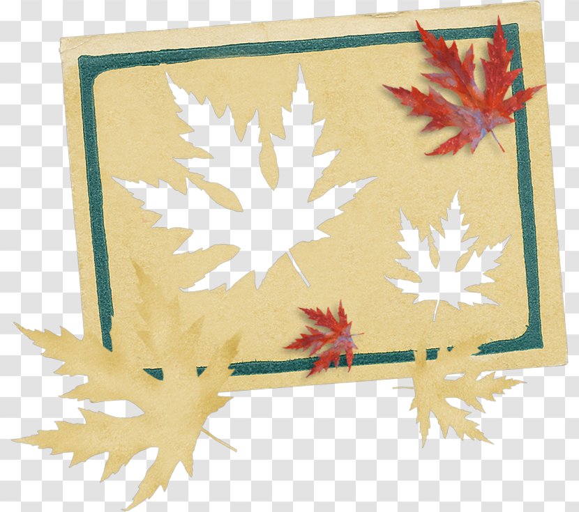 Maple Leaf Papercutting - Creativity - Sheet Transparent PNG