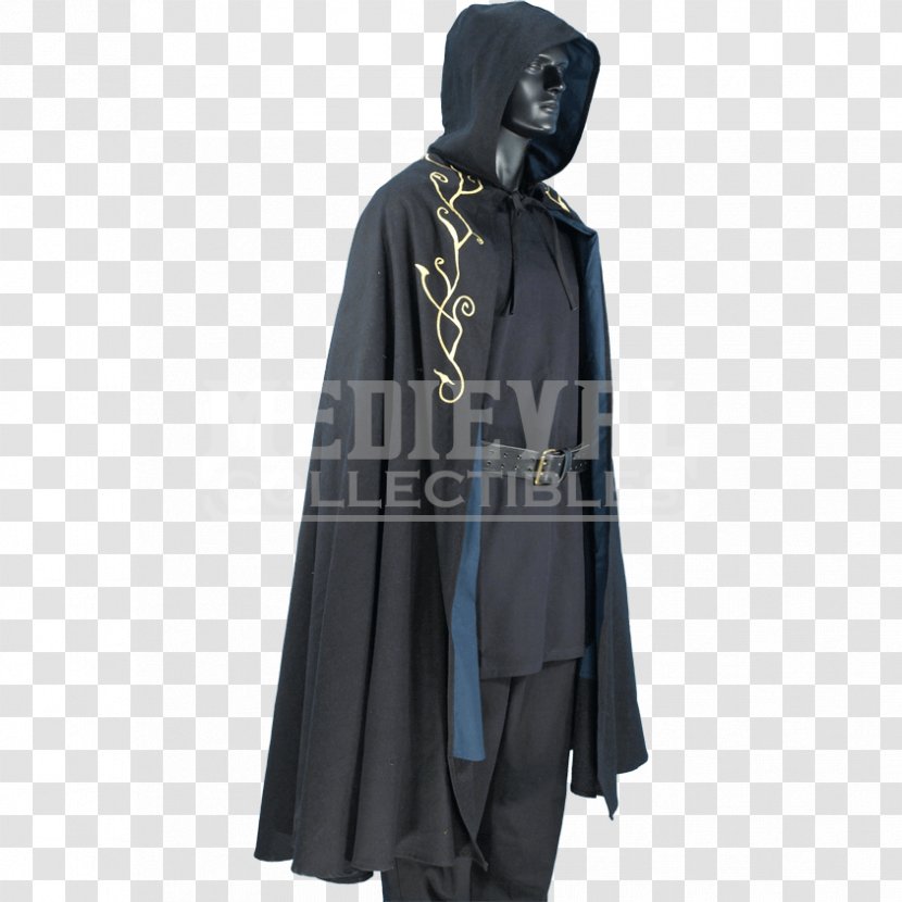 Robe Hoodie Cloak Cape - Clothing - Dress Transparent PNG