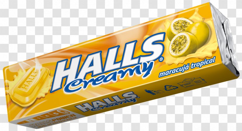 Halls Mousse Candy Strawberry Passion Fruit - Dessert Transparent PNG