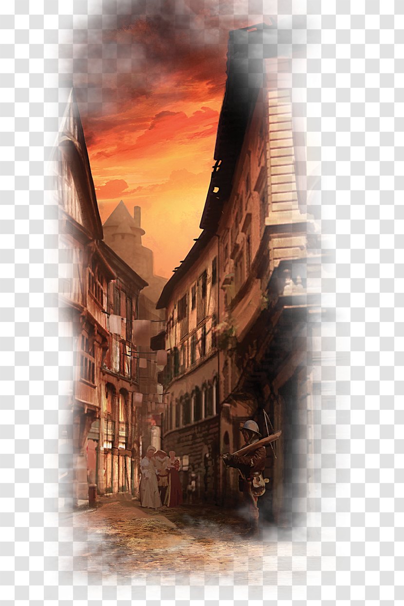 Splendor Watercolor Painting Alley Facade - Free Internet Chess Server Transparent PNG