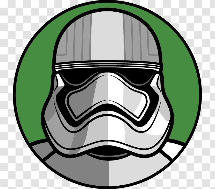 American Football Helmets Captain Phasma Anakin Skywalker Stormtrooper Leia Organa - Protective Equipment In Gridiron Transparent PNG