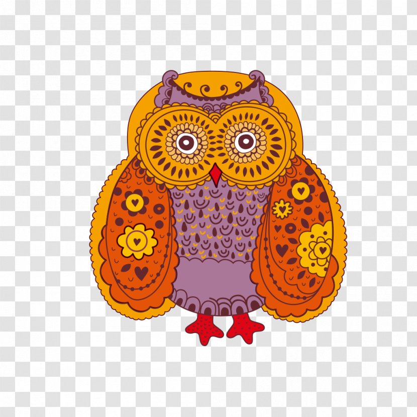 Owl Illustration - Bird Of Prey Transparent PNG