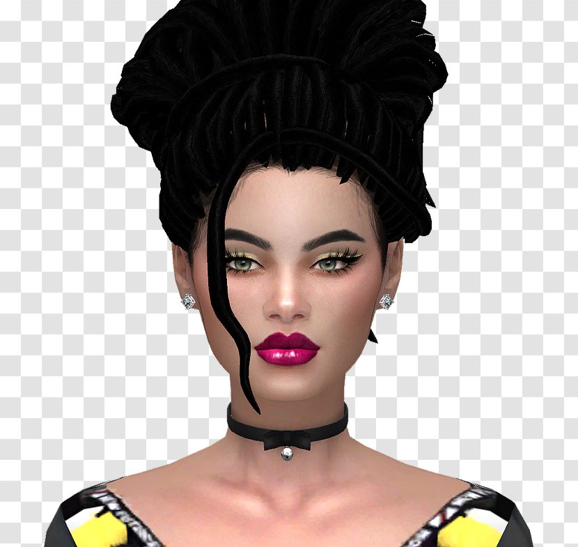 The Sims Resource Eyebrow Praline Eye Liner - Hat Transparent PNG