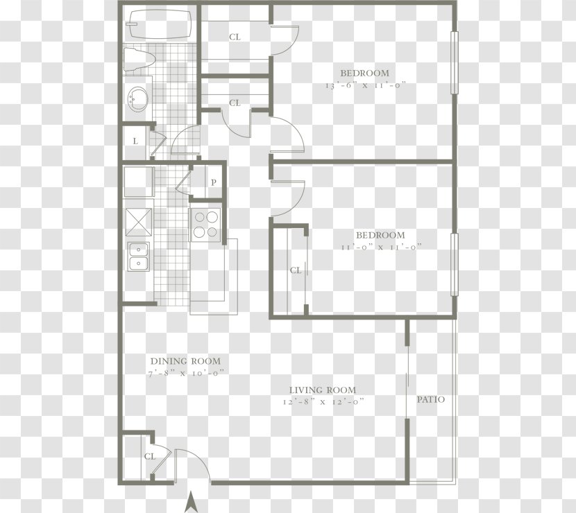 Floor Plan The Village Bend Architectural Engineering Drawing - Tree - Bath Room Transparent PNG