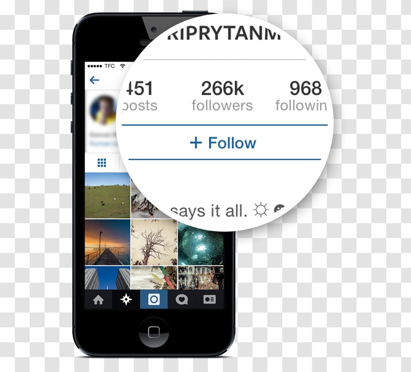 Smartphone Feature Phone Instagram 1,000,000 Social Media Transparent PNG