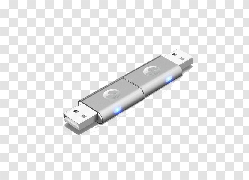 USB Flash Drive Computer Hardware File Transfer Mobile Device - Wireless Usb - Silver Transparent PNG
