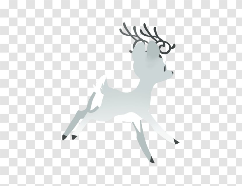 Reindeer Drawing - Horn Transparent PNG